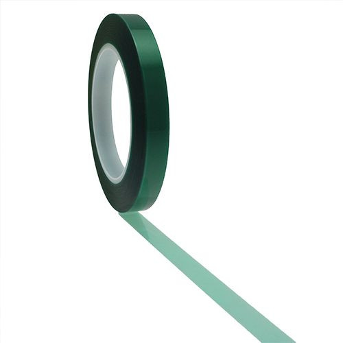 6.5mm Thin Tape - Green Polyester (25 Microns) 66m