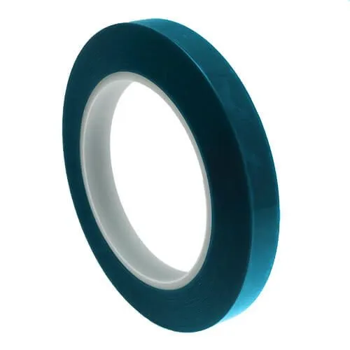 Blue Polyester Tape for Masking | 6.5mm x 66m