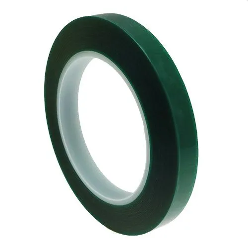 8mm Green Polyester Tape (80 Microns) 66m