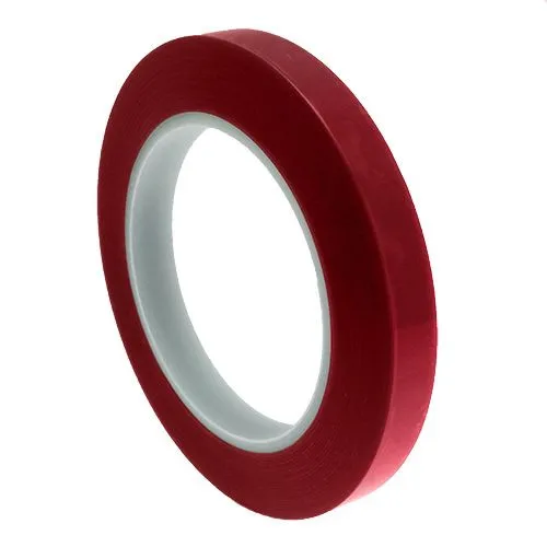 12.7mm Red Polyester Tape (80 Microns) 66m