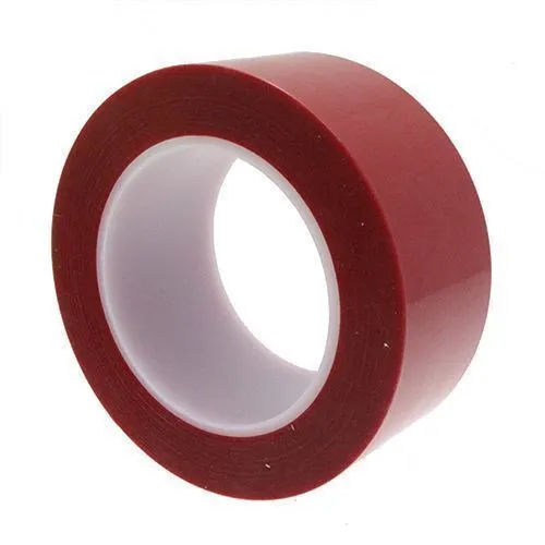 31.8mm Red Polyester Tape (80 Microns) 66m