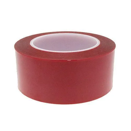 31.8mm Red Polyester Tape (80 Microns) 66m