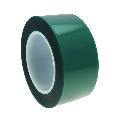 76.2mm Green Polyester Tape (80 Microns) 66m