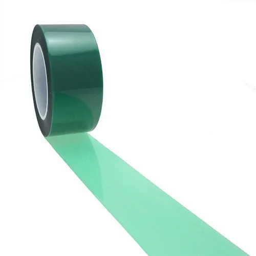 80mm Green Polyester Tape (80 Microns) 66m