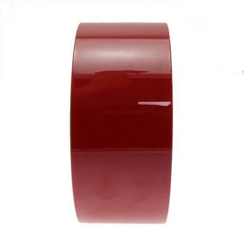 80mm Red Polyester Tape (80 Microns) 66m