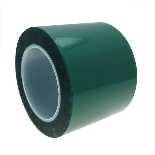 200mm Green Polyester Tape (80 Microns) 66m