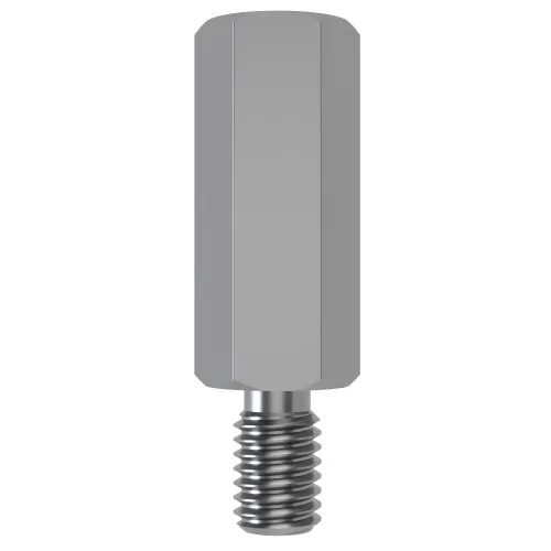 M2.5 x 50mm Hexagonal Male/Female Standoff, 5mm Flats - A1 Stainless Steel