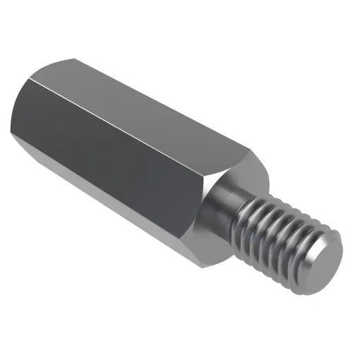 M4 x 50mm Hexagonal Male/Female Standoff, 7mm Flats - A1 Stainless Steel