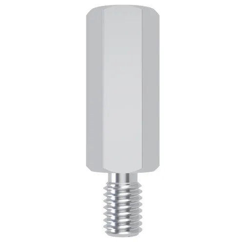 M8 x 35mm Hexagonal Male/Female Standoff, 13mm Flats - Aluminium