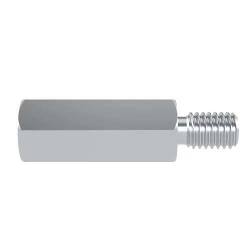 M8 x 40mm Hexagonal Male/Female Standoff, 13mm Flats - Aluminium