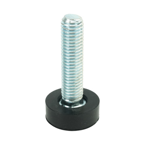 M12 x 48mm Straight Rubber Adjustable Feet | Vital Parts