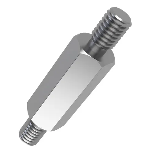 M8 x 25mm Hexagonal Male/Male Standoff, 13mm Flats - A1 Stainless Steel