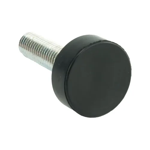 M12 x 48mm Straight Rubber Adjustable Feet | Vital Parts