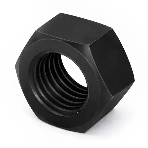 M12 Nylon Hex Nut (DIN 934) - Black 17.7mm | 66 Nylon
