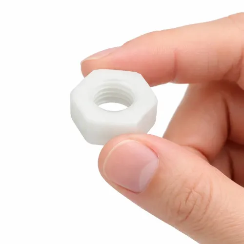 M2 Nylon Hex Nut (DIN 934) - Natural 3.9mm | 66 Nylon