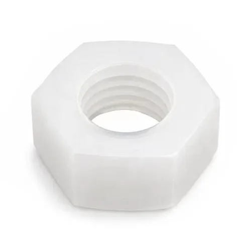 M4 Nylon Hex Nut (DIN 934) - Natural 6.9mm | 66 Nylon
