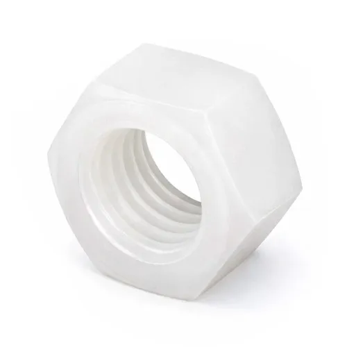 M4 Nylon Hex Nut (DIN 934) - Natural 6.9mm | 66 Nylon