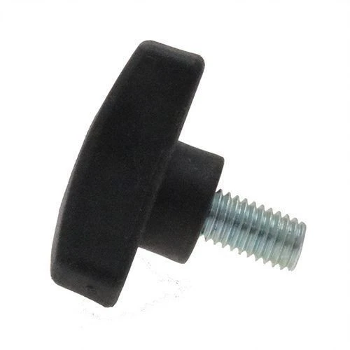 40mm x M6 x 35mm Polypropylene Male Threaded Handwheel - 3 Lobed