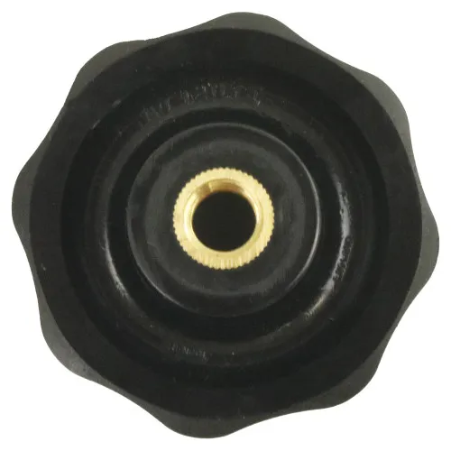 57mm x M10 Brass Through Threaded Handwheel