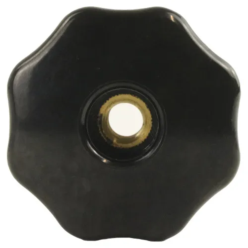 57mm x M12 Duroplast Through Threaded Handwheel - 8 Lobed