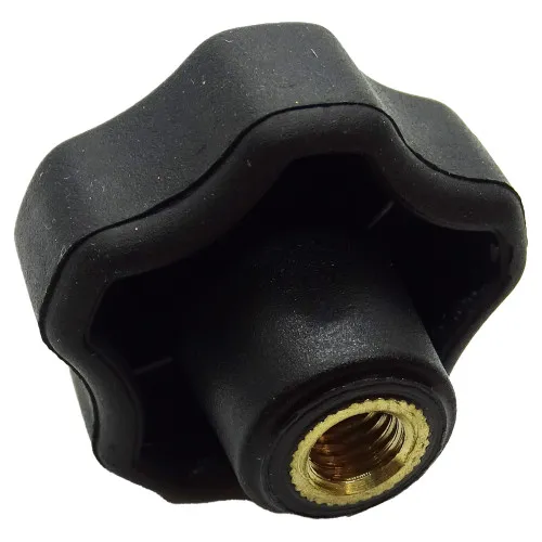 28mm x M6 Brass Through Threaded Handwheel