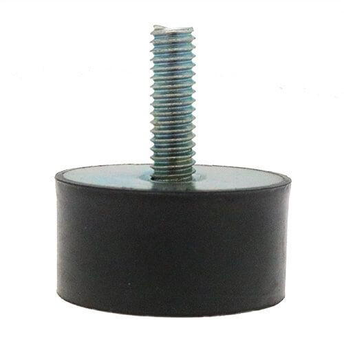 M10 x 25mm Anti-Vibration Mount - Male Flat Buffers (Weight Rating 233 kg) | Vital Parts