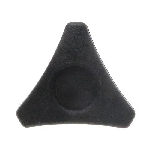 50mm x M8 Polypropylene Female Brass Threaded Handwheel - 3 Lobed