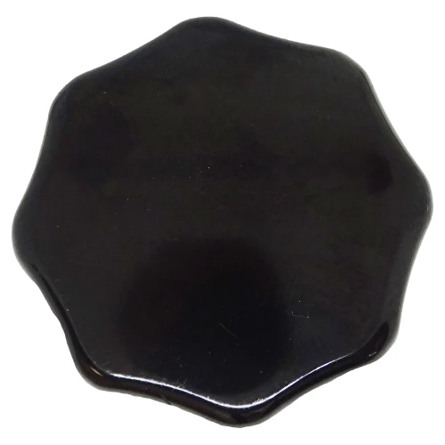 57mm x M10 x 20mm Duroplast Male BZP Threaded Handwheel - 8 Lobed