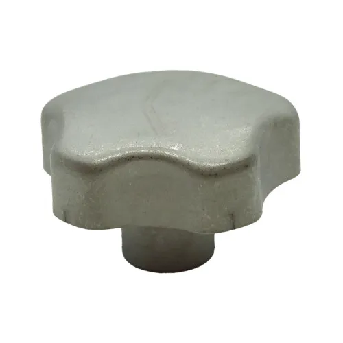 60mm x M12 Pressed Stainless Steel Female Threaded Handwheel - 5 Lobed