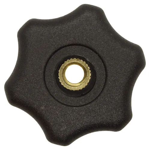 28mm x M5 Brass Through Threaded Handwheel