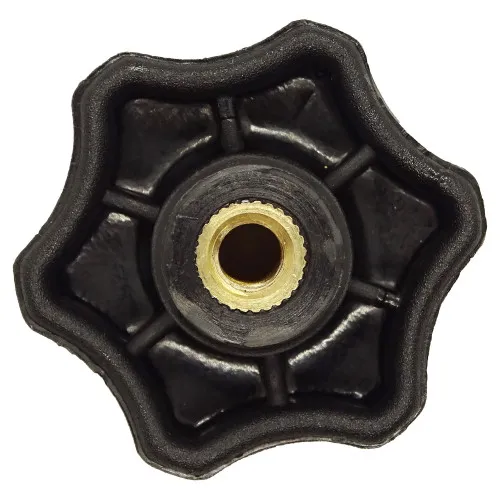 60mm x M10 Brass Through Threaded Handwheel