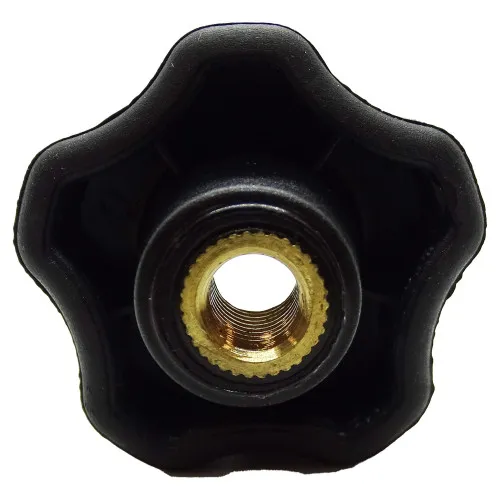 50mm x M8 Brass Through Threaded Handwheel