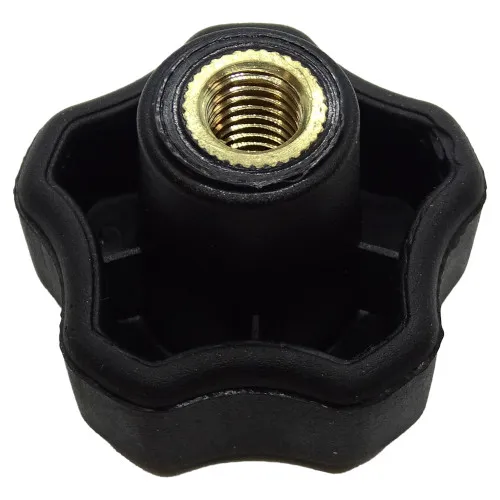 60mm x M8 Brass Through Threaded Handwheel