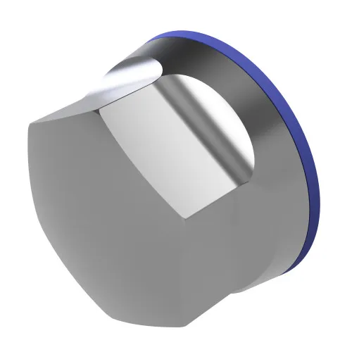 M10 Hygienic Cap Nut - Marine Grade A4 Stainless Steel (EPDM Seal)