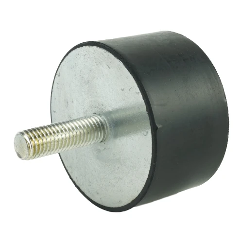 M12 x 37mm Anti-Vibration Mount - Male Flat Buffers (Weight Rating 494.5 kg) | Vital Parts