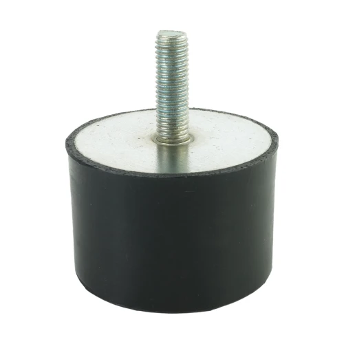 M12 x 37mm Anti-Vibration Mount - Male Flat Buffers (Weight Rating 737 kg) | Vital Parts