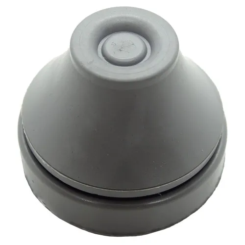 PG16 Conical Sealing Grommet IP67 for 1mm - 4mm Panel, Silver Grey EPDM