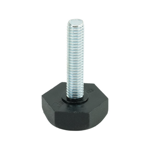 M6, 20mm, Hexagon Base Adjustable Feet, Nylon