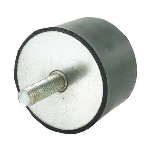 M12 x 37mm Anti-Vibration Mount - Male Flat Buffers (Weight Rating 737 kg) | Vital Parts
