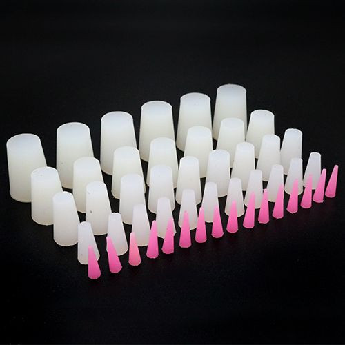 Silicone Plug Kit for Powder Coating (1.6-14.27mm) - 120pc