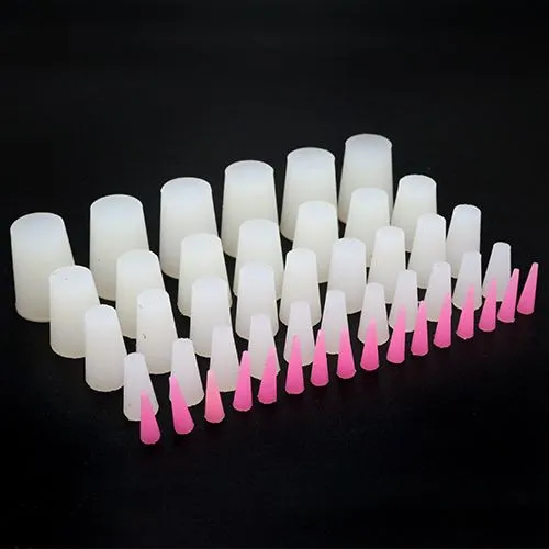 Silicone Plug Kit for Powder Coating (1.6-14.27mm) - 120pc