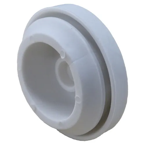 M20 Low Profile Sealing Grommet IP67 for 0.5mm - 3mm Panel, White TPE
