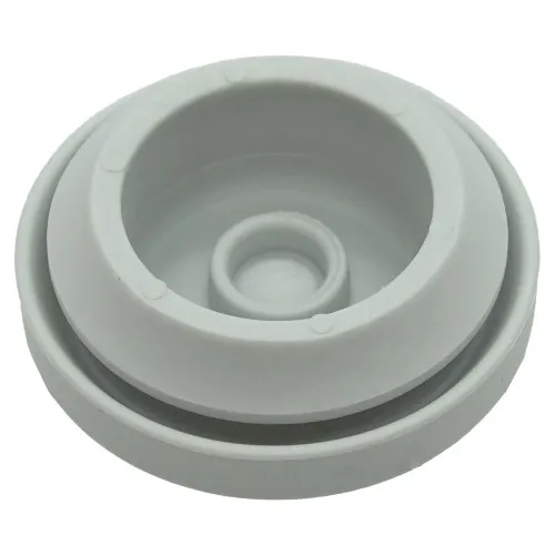 PG11 Low Profile Sealing Grommet IP67 for 0.5mm - 3mm Panel & 6mm - 12mm Cable, Light Grey TPE