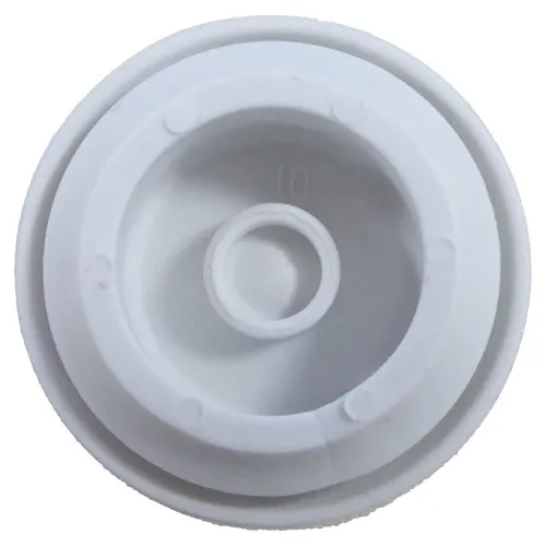 PG9 Low Profile Sealing Grommet IP67 for 0.5mm - 3mm Panel, White TPE