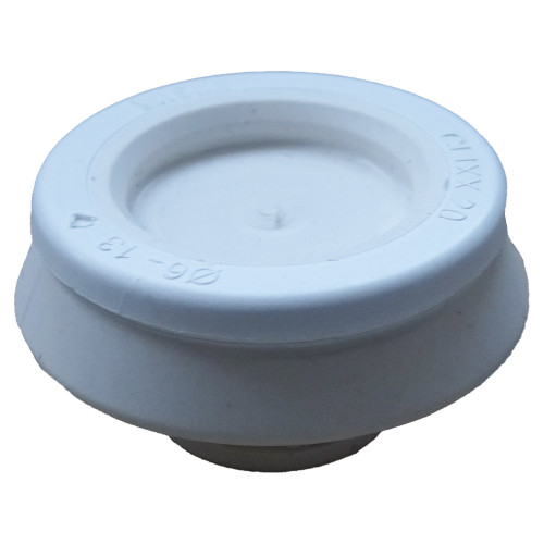 M16 Waterproof Strain Relief Grommet IP67 (For 16.5-16.7mm Hole) - 4.5-10mm Cable | White