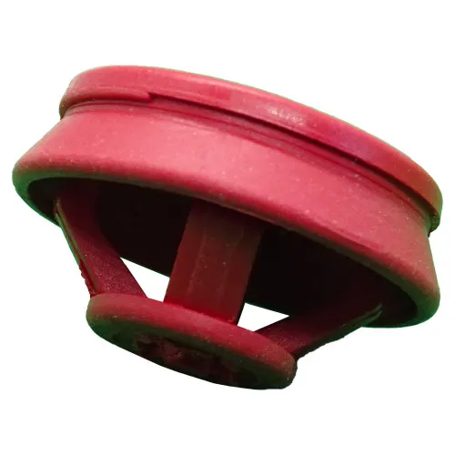 M25 Strain Relief Sealing Grommet IP67,0.8mm - 3.5mm Panel, Red PP & TPE