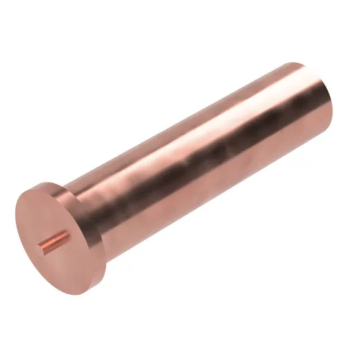 M3 x 10mm Female Threaded Weld Studs (ISO 13918) | Copper Coated Steel