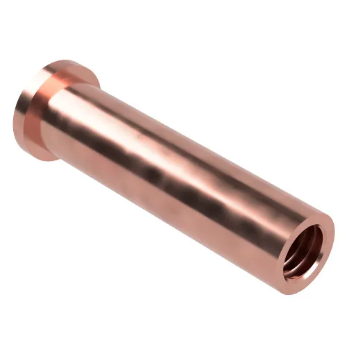 M3 x 10mm Female Threaded Weld Studs (ISO 13918) | Copper Coated Steel