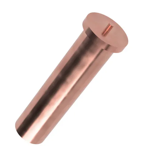 M3 x 12 ISO 13918 Female Threaded Weld Stud - Copper Coated Steel