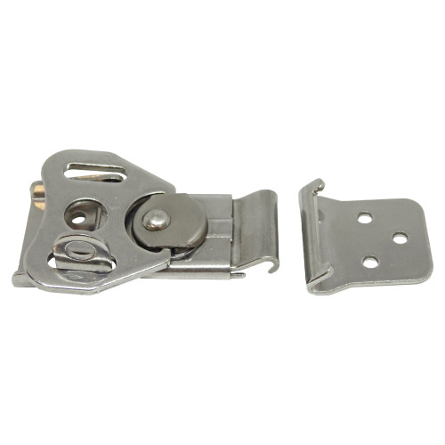104mm x 48mm Stainless Steel Butterfly Latch with Catch Plate - Lockable | Vital Parts